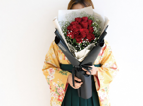 卒業式におすすめの薔薇の花束