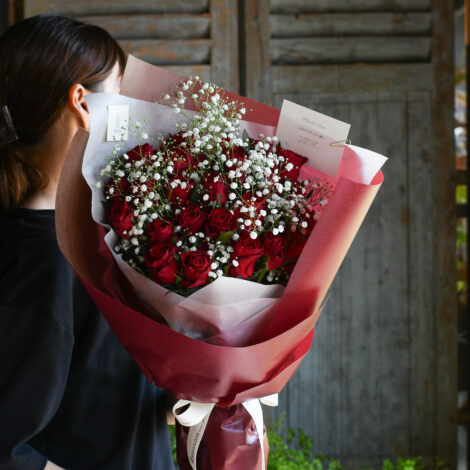 薔薇の花束（モダンブーケ）