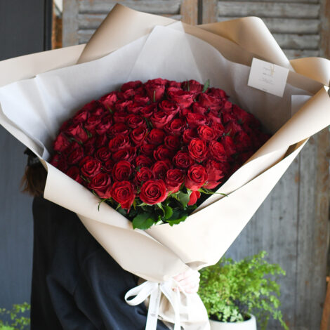 薔薇の花束（モダンブーケ）