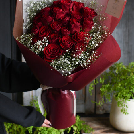 薔薇の花束（モダンブーケ）