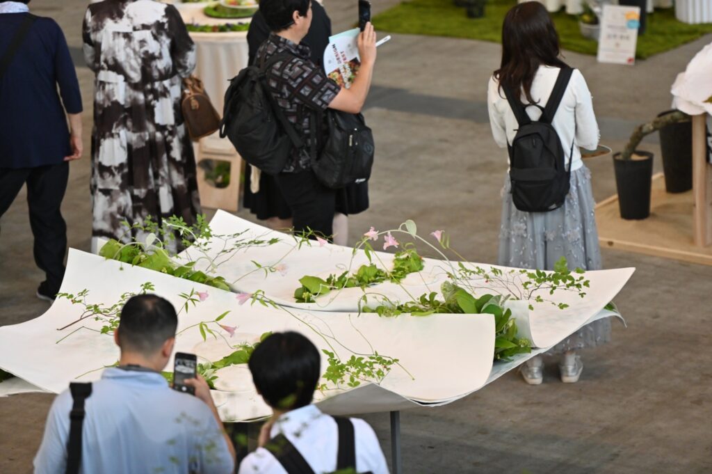 日坂亮太が作った大型のコンテスト作品 展示の様子