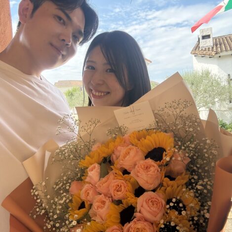 彼女も「綺麗だね」「かわいいね」と何度も言っていて、かなり喜んでもらえました。