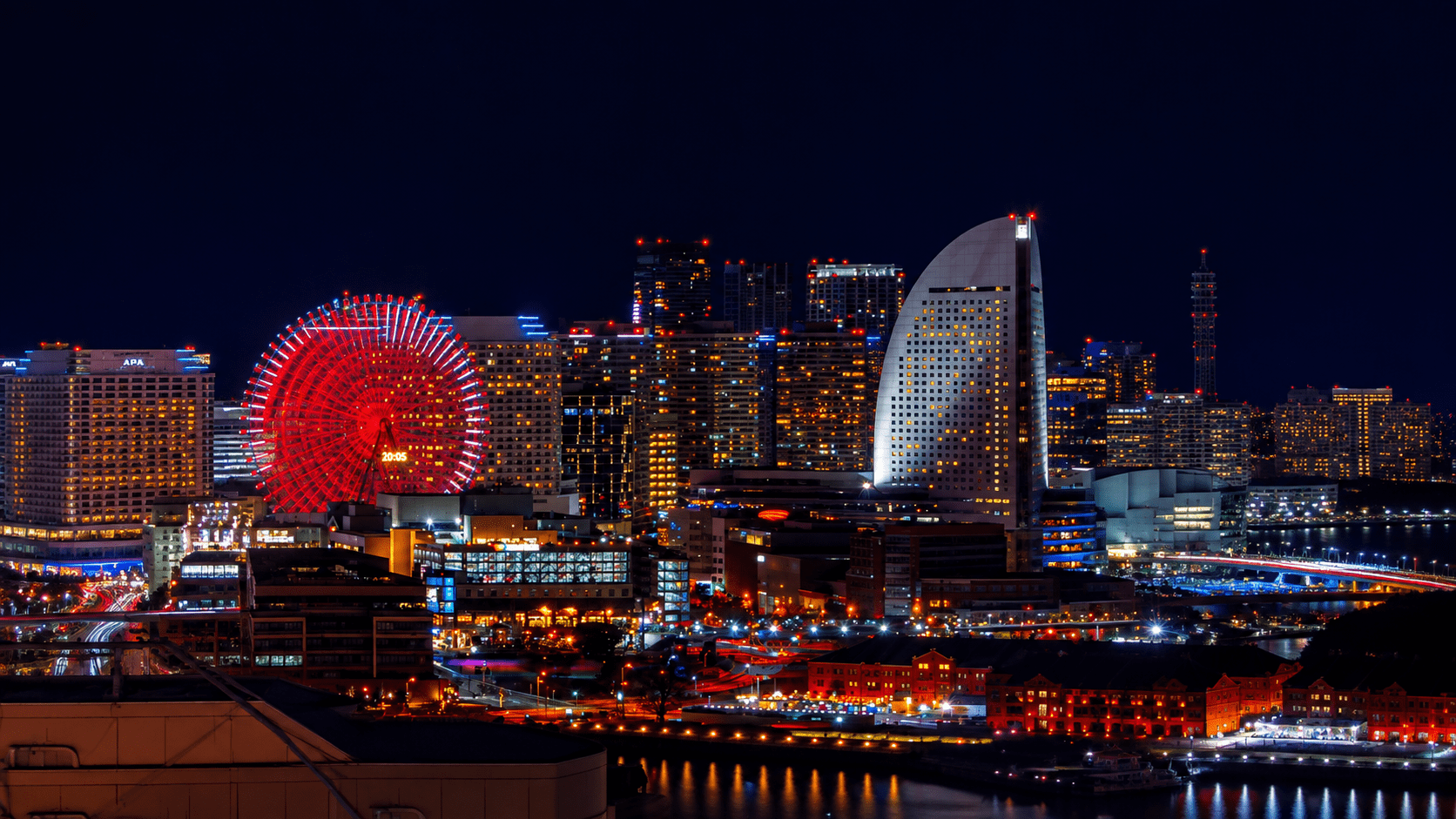 プロポーズの雰囲気を作ってくれるみなとみらいの夜景