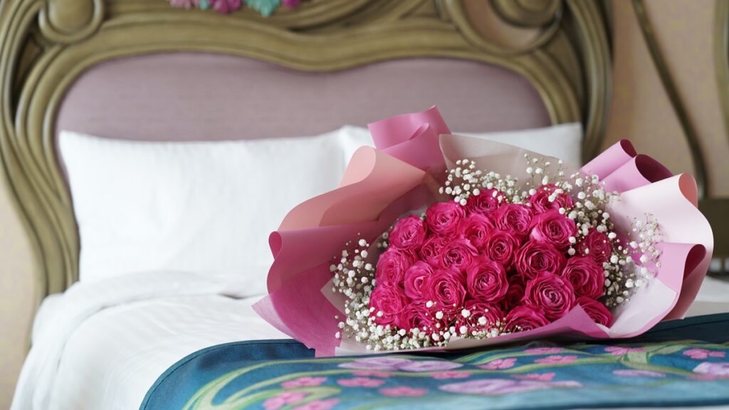 優しいピンクの薔薇の花束｜彼女へのクリスマスギフト